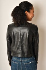 COLLARLESS BUTTON JACKET + colors