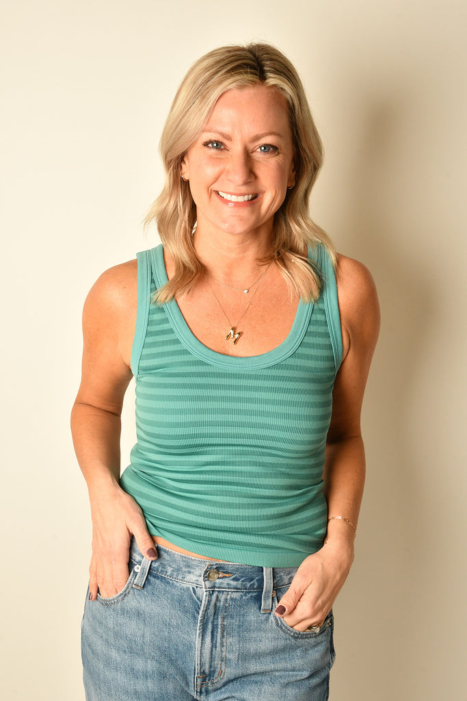 REVERSIBLE STRIPE TANK