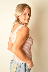 REVERSIBLE STRIPE TANK