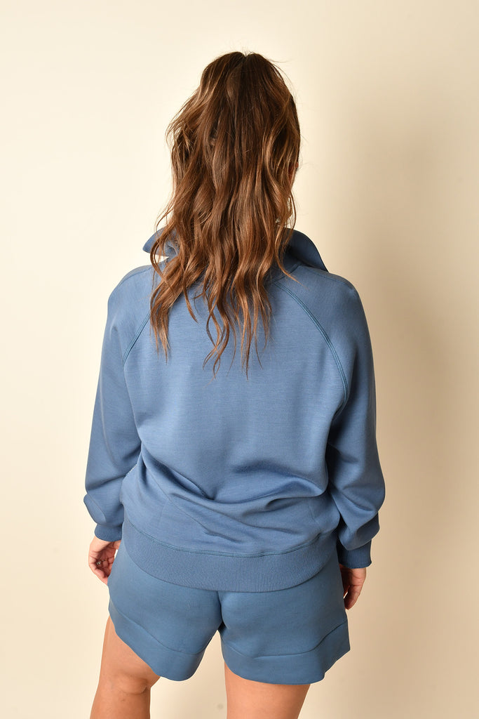 SELENE HALF ZIP SWEAT