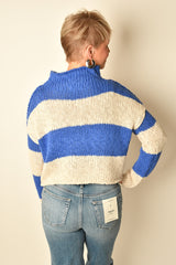 OPAL RUGBY STRIPE SWEATER