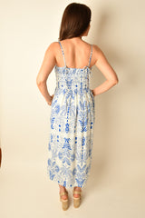 NADINE PALM MAXI DRESS
