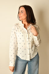 HI LOW BUTTON FRONT SHIRT