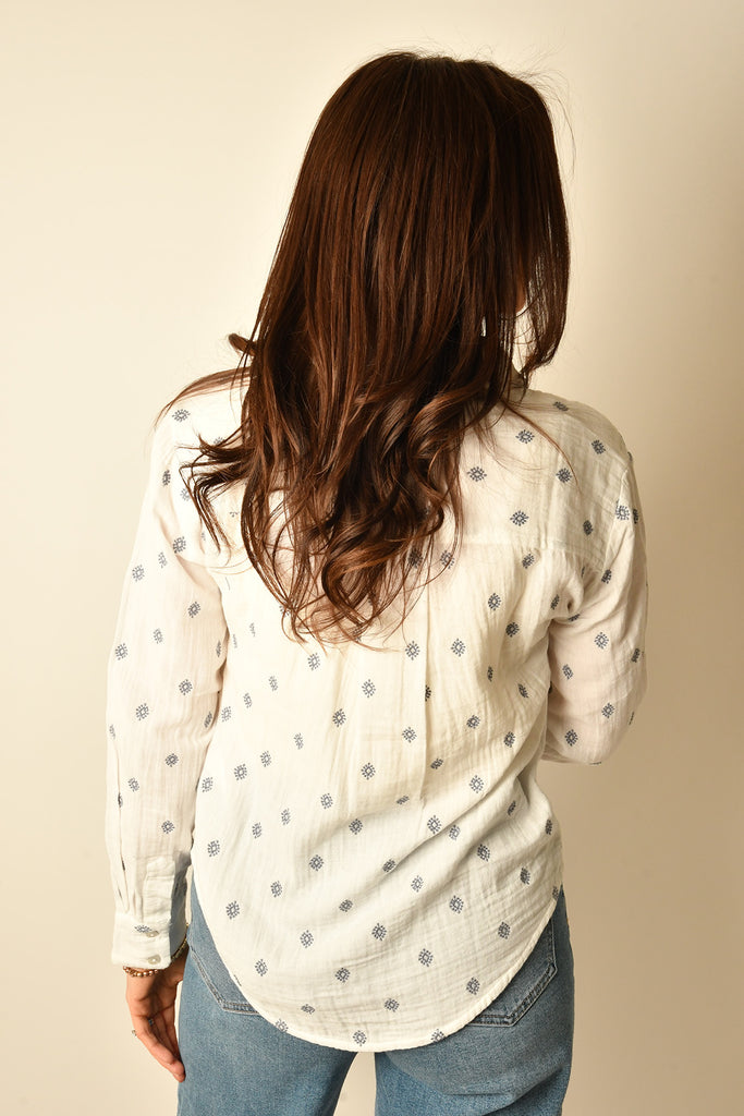 HI LOW BUTTON FRONT SHIRT