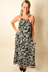 VIENTO LUZ FLORAL MIDI