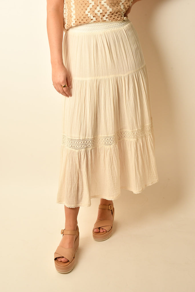 LUNA BOHO MAXI SKIRT