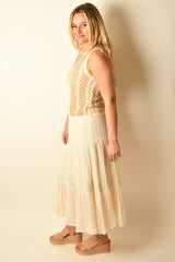 LUNA BOHO MAXI SKIRT