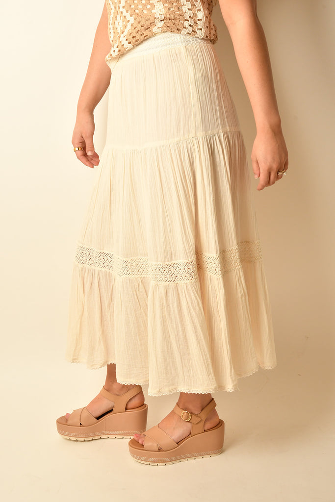 LUNA BOHO MAXI SKIRT