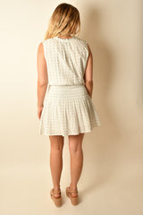 MARMONT SMOCKED DROP-WAIST