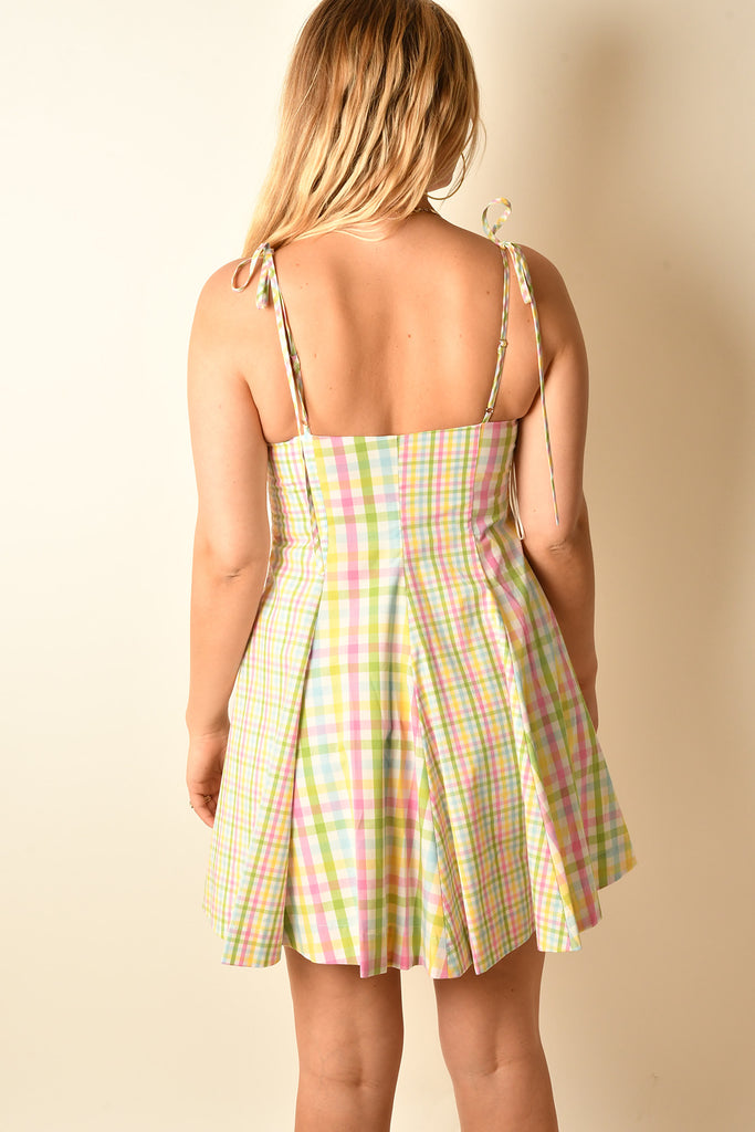 SUNNY DAY PASTEL PLAID MINI