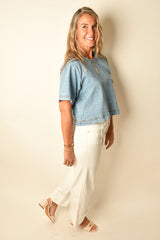 JESSE DENIM TOP