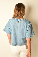JESSE DENIM TOP