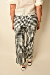 CHECKERED WIDE LEG