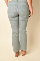 KELSEY HIGH RISE STRIPED JEAN