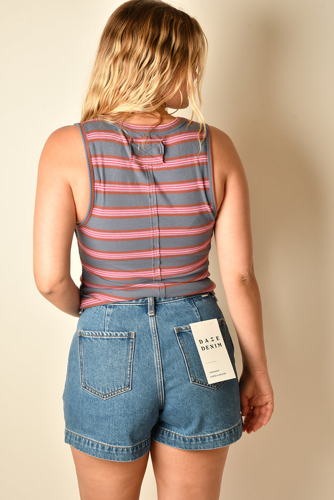JAMIE STRIPE HENLEY +colors