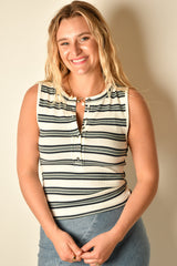 JAMIE STRIPE HENLEY +colors