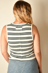 JAMIE STRIPE HENLEY +colors