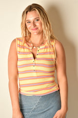 JAMIE STRIPE HENLEY +colors