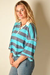 AUGIE STRIPE TEE +colors