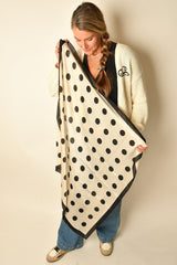 POLKA DOT WRAP SCARF