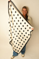 POLKA DOT WRAP SCARF