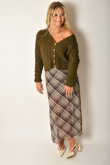 CABLE KNIT CARDIGAN