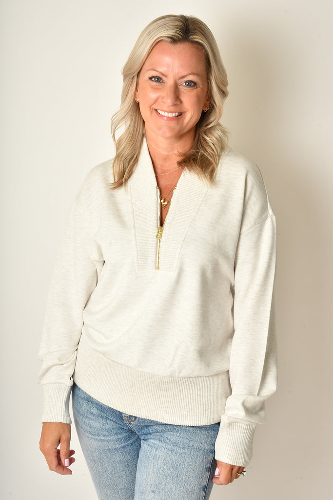 SALLY HALF ZIP
