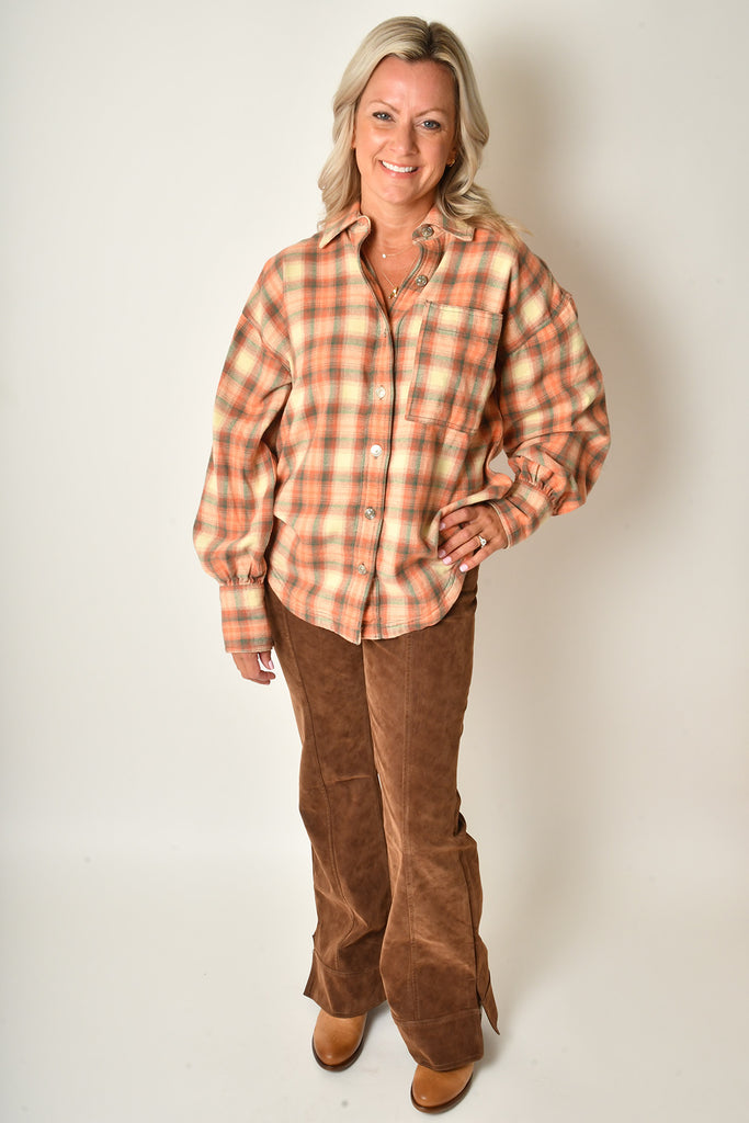 ASHLEY PLAID SHIRT