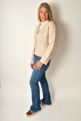 3 BUTTON CARDIGAN + color