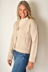 3 BUTTON CARDIGAN + color