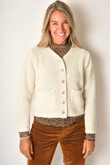 ANIMAL MESH MOCK NECK