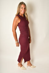 MODERNE RIB KNIT DRESS
