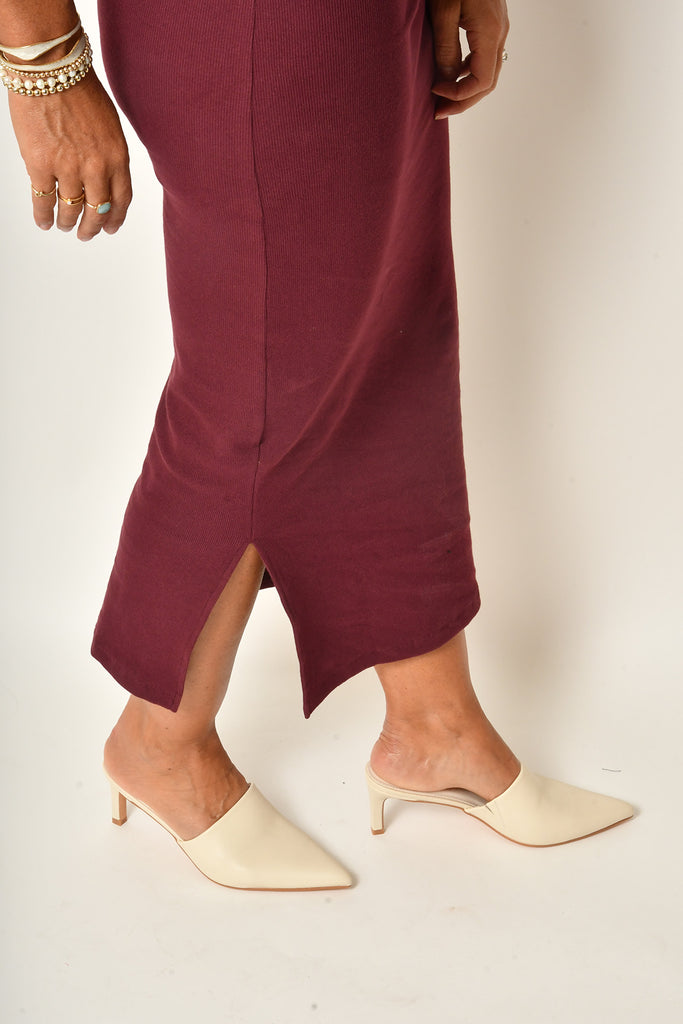 MODERNE RIB KNIT DRESS