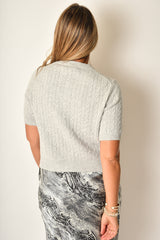 E'TOILE CABLE CARDIGAN