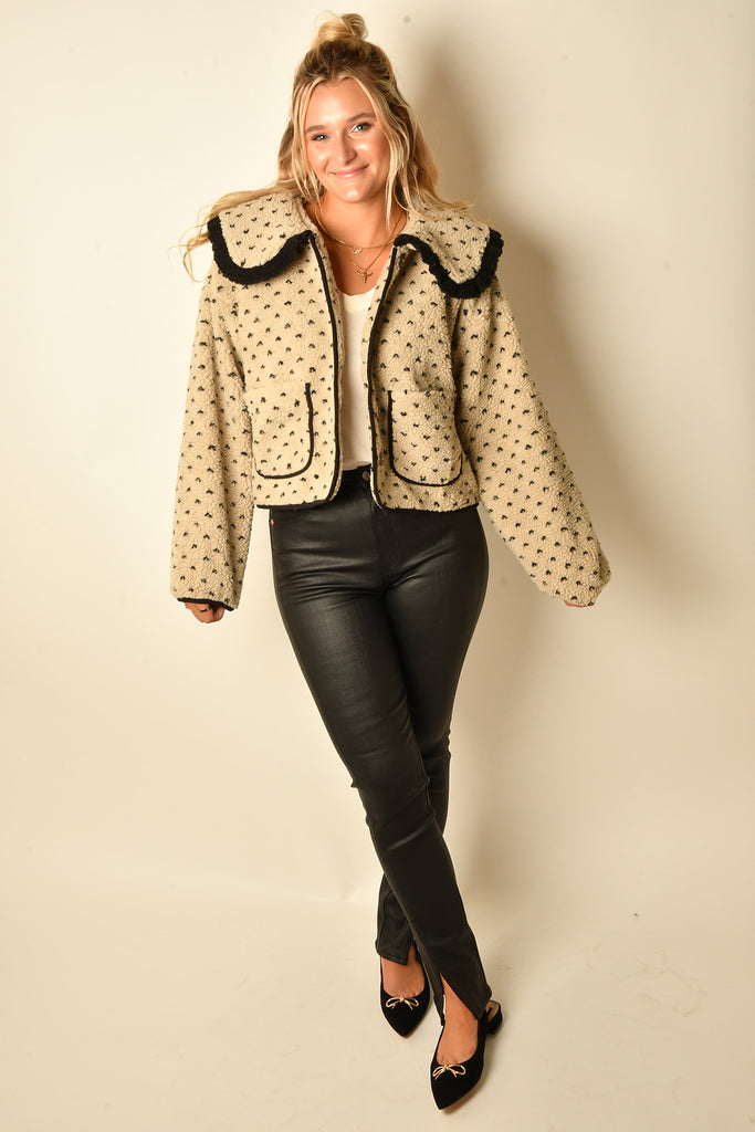 GIRLIE COLLAR SHERPA