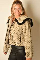 GIRLIE COLLAR SHERPA
