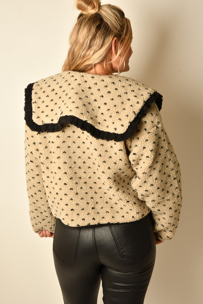 GIRLIE COLLAR SHERPA