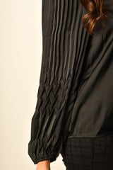 PLEATED DETAIL BLOUSE