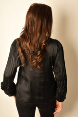 PLEATED DETAIL BLOUSE