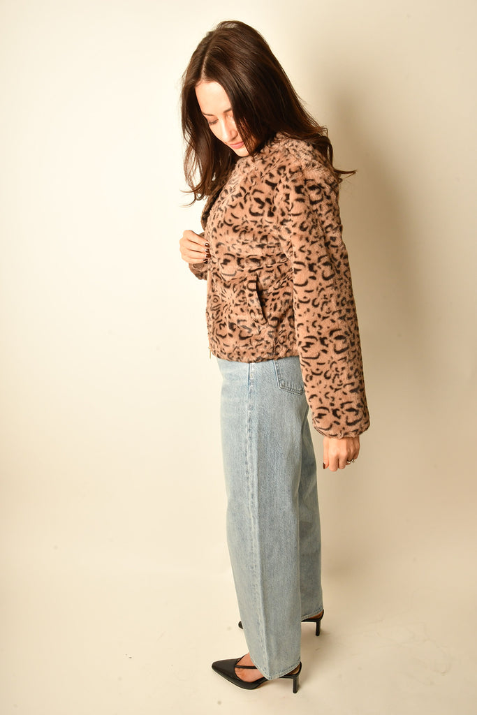 MICA FAUX FUR JACKET
