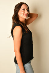 GELINA SLEEVLESS SWEATER
