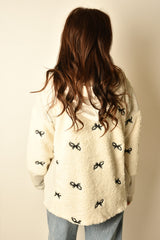 BOW SHERPA HOODIE