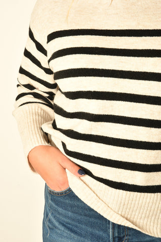 PARLEY STRIPE SWEATER