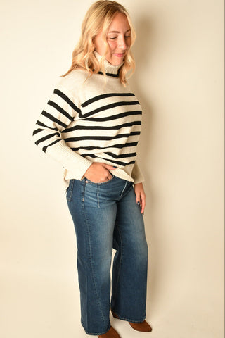 PARLEY STRIPE SWEATER