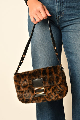 BEVERLY FAUX FUR HANDBAGS