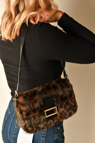 BEVERLY FAUX FUR HANDBAGS