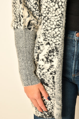 FLORAL OPEN FRONT CARDIGAN
