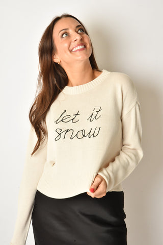 LET IT SNOW SWEATER