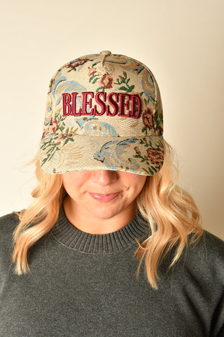BLESSED BROCADE HAT