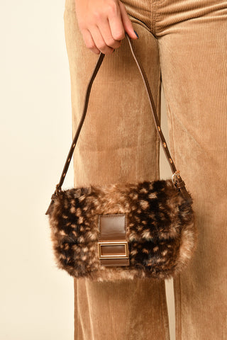 BEVERLY FAUX FUR HANDBAGS